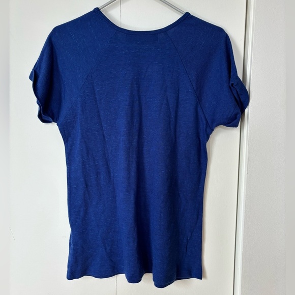 🎉4/30$🎉 Zara Cobalt Blue Basic Tee - Size M - Picture 4 of 4